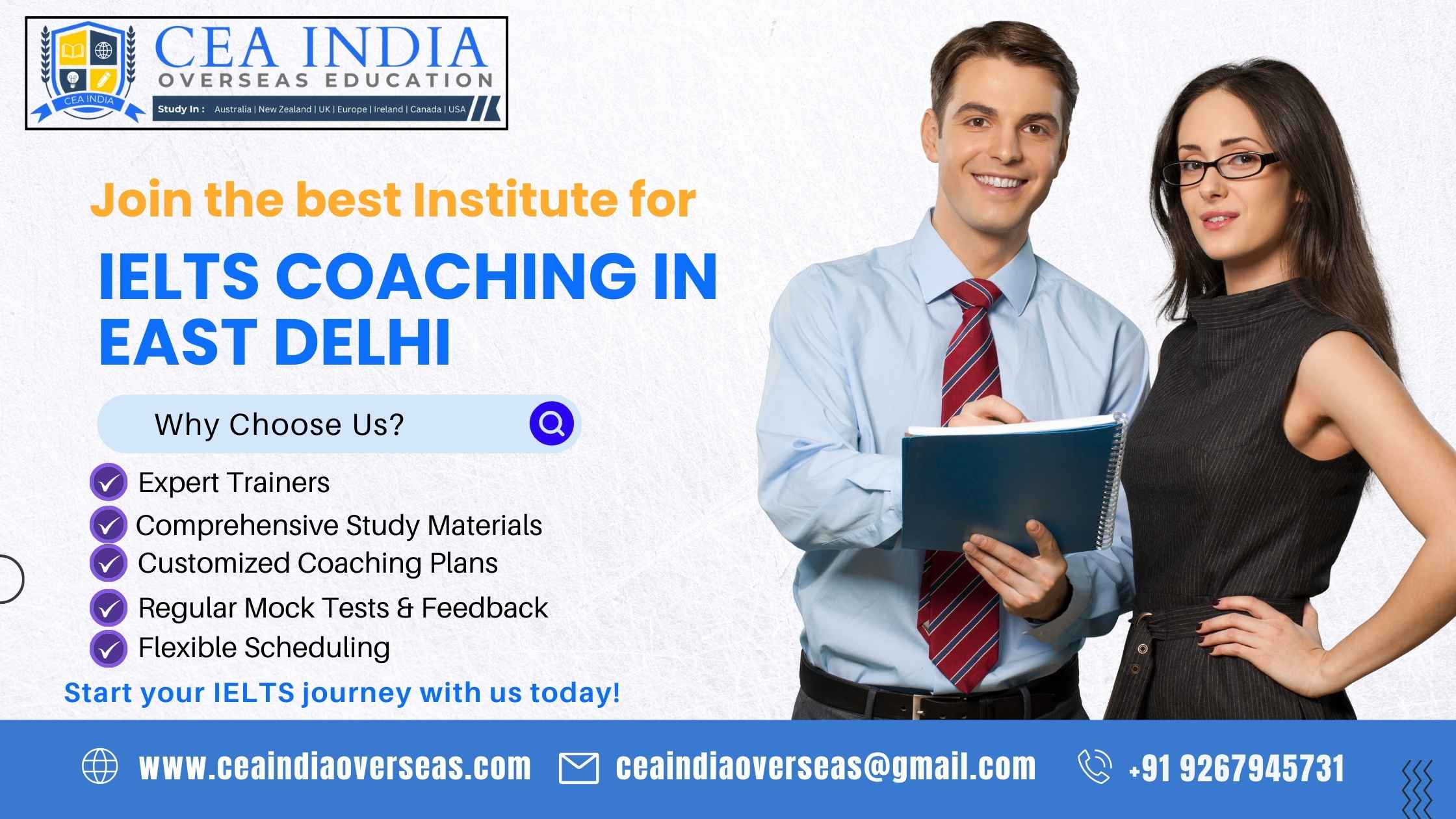 Best IELTS Coaching Institute in East Delhi